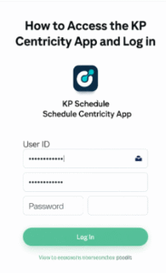 KP Schedule Centricity App
