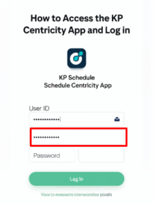 KP Schedule Centricity App
