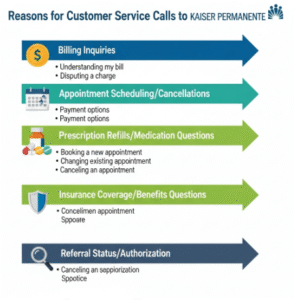 KP Schedule's Kaiser Permanente Customer/Member Services Phone Number
