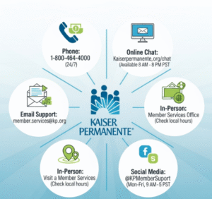 KP Schedule's Kaiser Permanente Customer/Member Services Phone Number