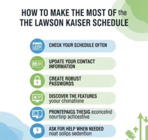 Lawson Kaiser Schedule