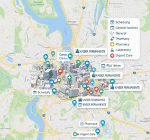KP Schedule's Kaiser Permanente Locations