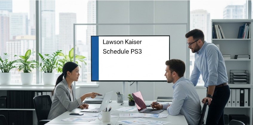 Lawson Kaiser Schedule PS3