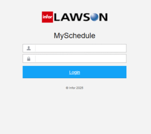 MySchedule KP Lawson