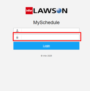 My KP Schedule Lawson Login Password Reset