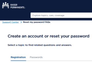 KP Schedule Forgot Password